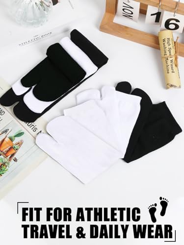 Image of 6 Pairs Japanese Toes Separated Socks for Men Women Unisex