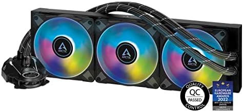 ARCTIC Liquid Freezer II 360 A-RGB - wielofunkcyjna chłodziarka wodna CPU AIO z A-RGB, kompatybilna z Intel & AMD, wydajna pompa PWM, prędkość wentylatora: 200-1800 RPM, kompatybilny z LGA1700