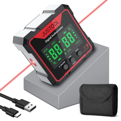 JUSTOOL Angle Finder Digitale 4x90° LCD con USB