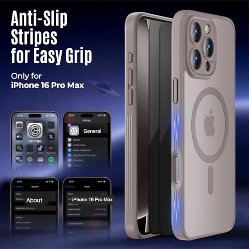 Image of Symcele Designed for iPhone 16 Pro Max Case, Natural Titanium