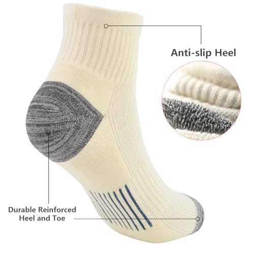Hiking Socks Womens Cushioned Athletic Running Casual Ankle Socks3