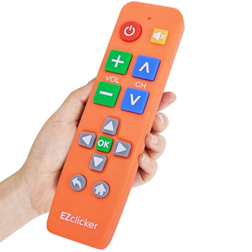 LG Replacement TV Remote Compatible with LG TV's ONLY (Orange) Big Button, Simplified and Easy to Use (2xAAA Batteries not Included)