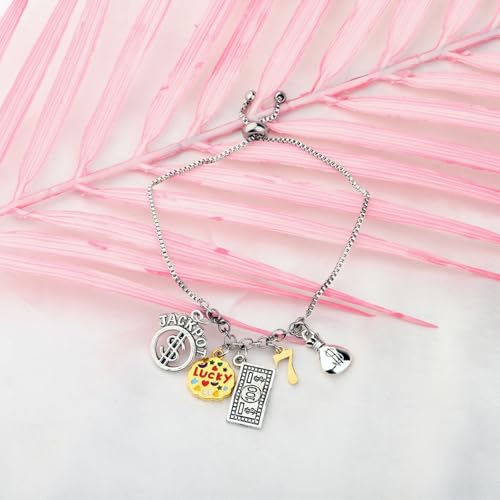 UJIMS Lucky Gambler Gifts Good Luck Jackpot Bracelet Casino Queen Gift Las Vegas Gambler Jewelry Slot Machine Jewelry4