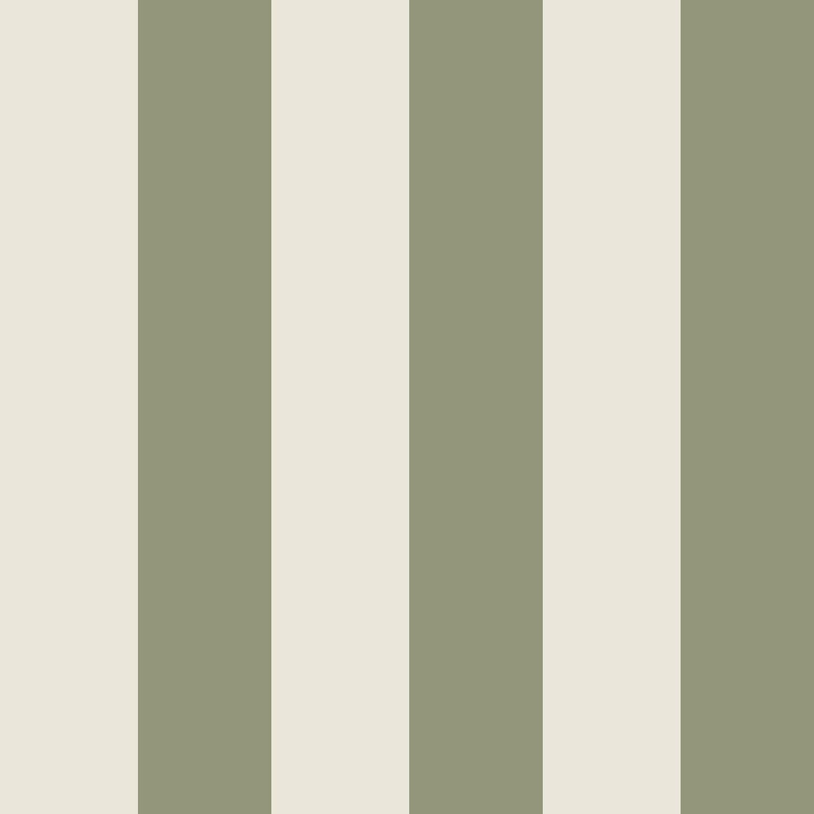 World Of Wallpaper Sage Green, Cream Regency Stripe Classic Pattern Wallpaper Perfect Wallcovering For Bedrooms, Nurseries, Playrooms, Hallways In Sage Green/Cream 1121