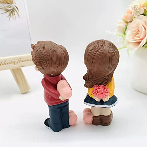 Image of AUGEN Polyresin Love Idol Statue Showpiece for Home Decor Decoration and Gifting (7671-B, 8cm)