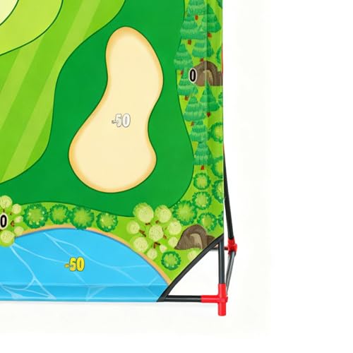 Tapis de lancer de golf interactif contre l'ennui avec kit de jeu durable