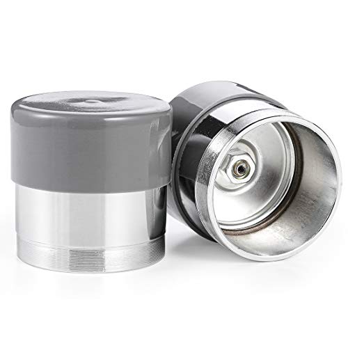 Czc Auto Wheel Bearing Buddy 1.98 Inch Bearing Protectors With Protective Bras For Trailer Boat, Chromed, Pair #TOP7