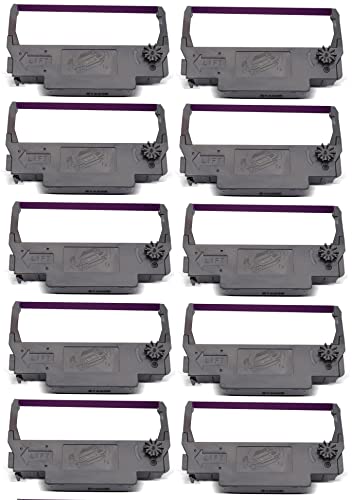 Image of Ep ERC 38 Cartridge Ribbon Compatible for Epson TM-300,TM U210D,TM U220D TM-U220 TM-U220-B (Purple 10)