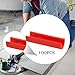 Baoblaze 100Pcs Manual Tile Cutter Sleeve Accessories Soft Pads Protectors for Construction Site Dorm Garden Training Room, red