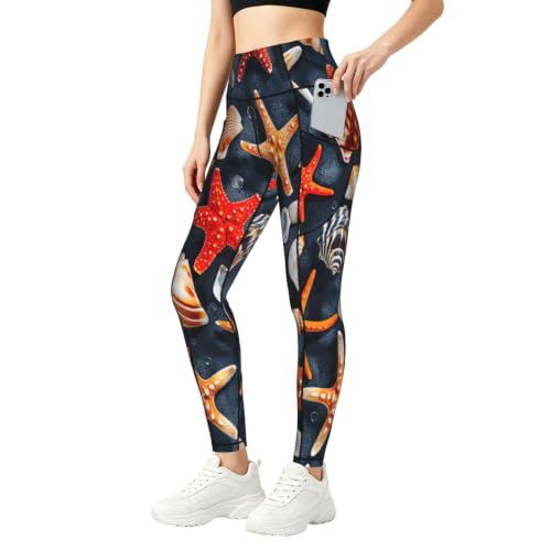 Pantalones de yoga holgados para relajación en casa con estampado marino