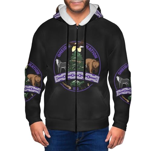 Oneida Nation Hoodies Woman'S Hoodie Unisex Fashion Cardigans 7