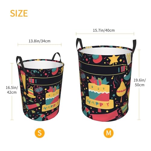 Panier à linge autonome pliable de taille S avec poignées imperméable