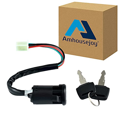 Amhousejoy Ignition Key Switch for 50cc 70cc 90cc 110cc 150cc 200cc 250cc Chinese ATV Quad