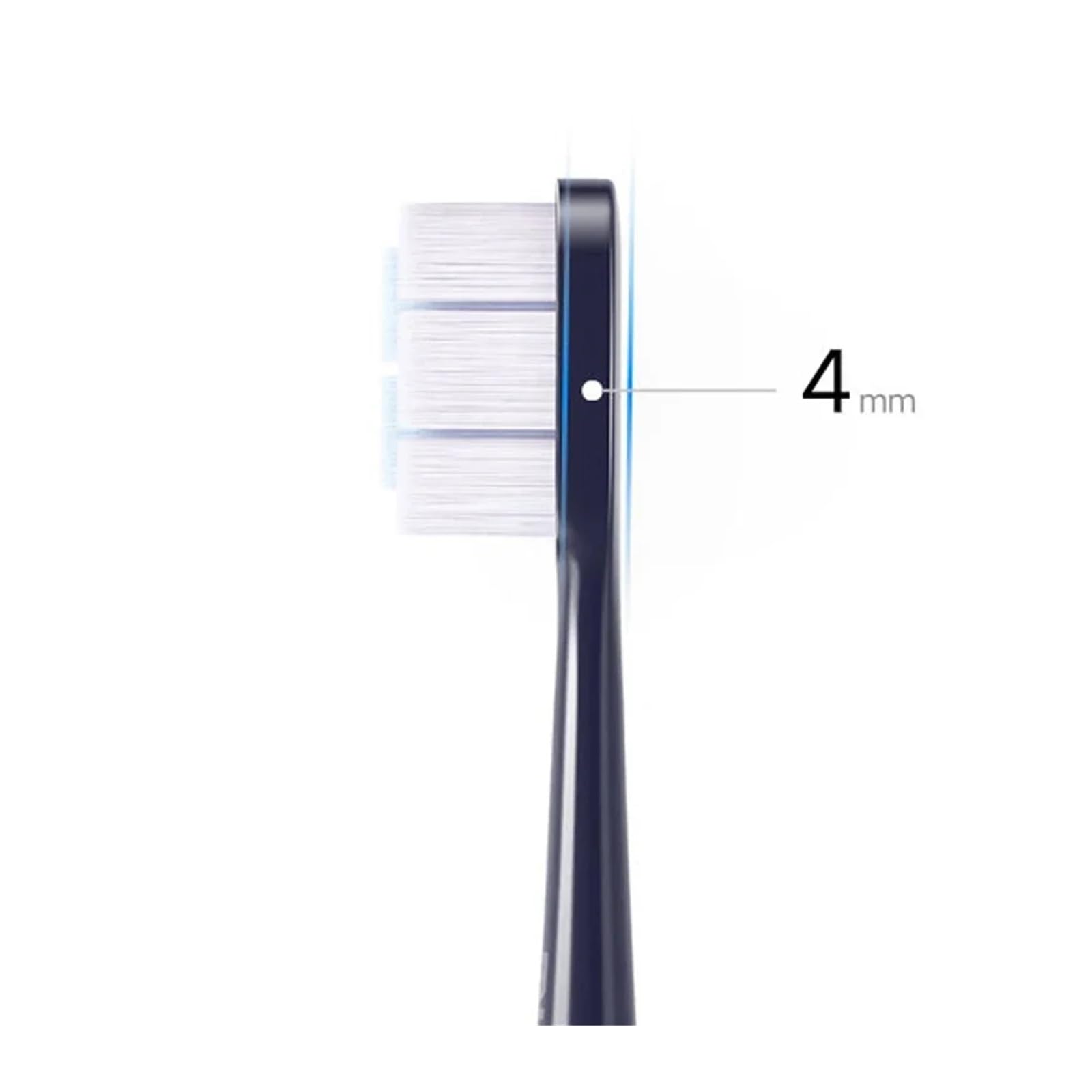Cabezales suaves, compatible con MIJIA, cepillo T700 | Cabezales de repuesto impermeables con cerdas suaves para cepillo dental eléctrico de adultos(8 pcs)