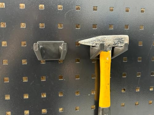 2x Doppelhaken Hammerhalterung Lochwand für Güde - Gedore - ADB - Kraftwerk Lochwand Vierkantlochung 38 mm / 10 mm Lochwand Zubehör