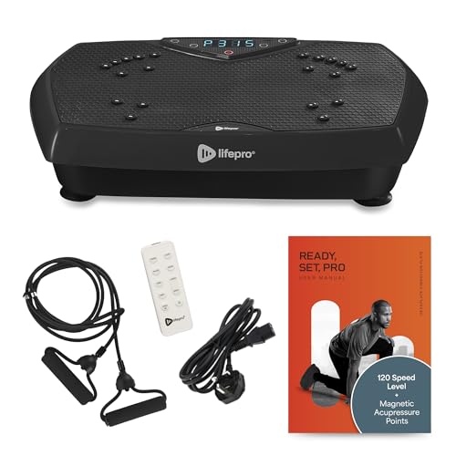 LifePro Akupressur Vibrationsplatte Trainingsgerät, verbrennt mehr Kalorien und lindert Rücken- & Gelenkschmerzen zu Hause – Lymphdrainage-Stimulator – Vibrations-Fitnesstrainer & Workout-Gerät LifePro Akupressur Vibrationsplatte Trainingsgerät, verbrennt mehr Kalorien und lindert Rücken- & Gelenkschmerzen zu Hause – Lymphdrainage-Stimulator – Vibrations-Fitnesstrainer & Workout-Gerät