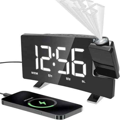 SLLS ڊo܂v LED fW^ev 7 C` VǓe ]e FM WI  4 iK邳 A[Xk[Y ԃCg USB [d L@\ {t z[ItBXp