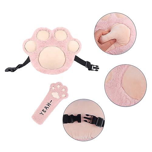 Image of Car Travel Pillow for Kids Car Seat Pillow Cute Cartoon Travel Pillow Cushion Breathable Head and Body Support Pillow for Sleeping Travel Neck Rest (Pink(Pillow+ Seatbelt Cover))