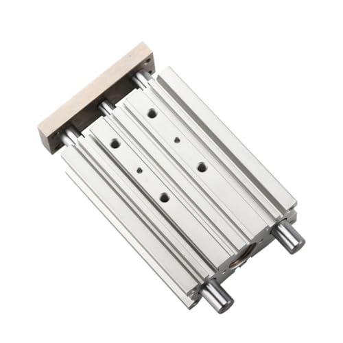 Vérin pneumatique compact à triple tige rigide et haute précision MGPM - 7