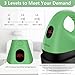 Calogy Mini Heat Press, Heat Transfer Machine, Constant Temp Control, Insulated Safety Base, Fits for Crafts, T-Shirt, Hat, Cap, Pillows (Pomelo Green)