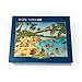 MyPuzzle Beachies - Jean-Jacques Loup - Cartoon Classics - Premium 1000 Piece Jigsaw Puzzle for Adults