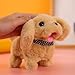 SansRealmL Elektrischer Hund für Kinder, Spielzeug Hund Der Bellt und Läuft, Batteriebetrieben, ideales Kinderspielzeug