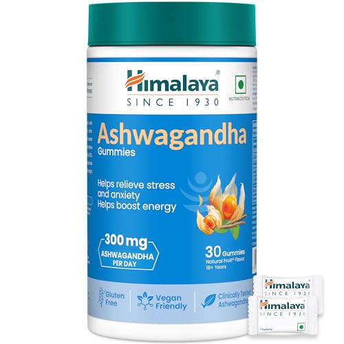 Himalaya KSM-66 Ashwagandha Gummies | Helps Relieve Stress and An...