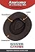 Men's Indiana Outback Fedora Hat Brown Crushable Wool Felt by Silver Canyon, Brown, Large