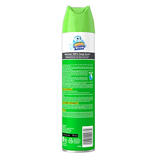 SC Johnson Professional SCRUBBING BUBBLES Disinfectant Aerosol, 25 Fl Ounce (Pack of 12)