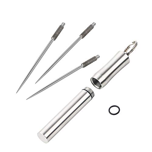 Toothpick Holder with Titanium Toothpicks, Decorative Portable Outdoor