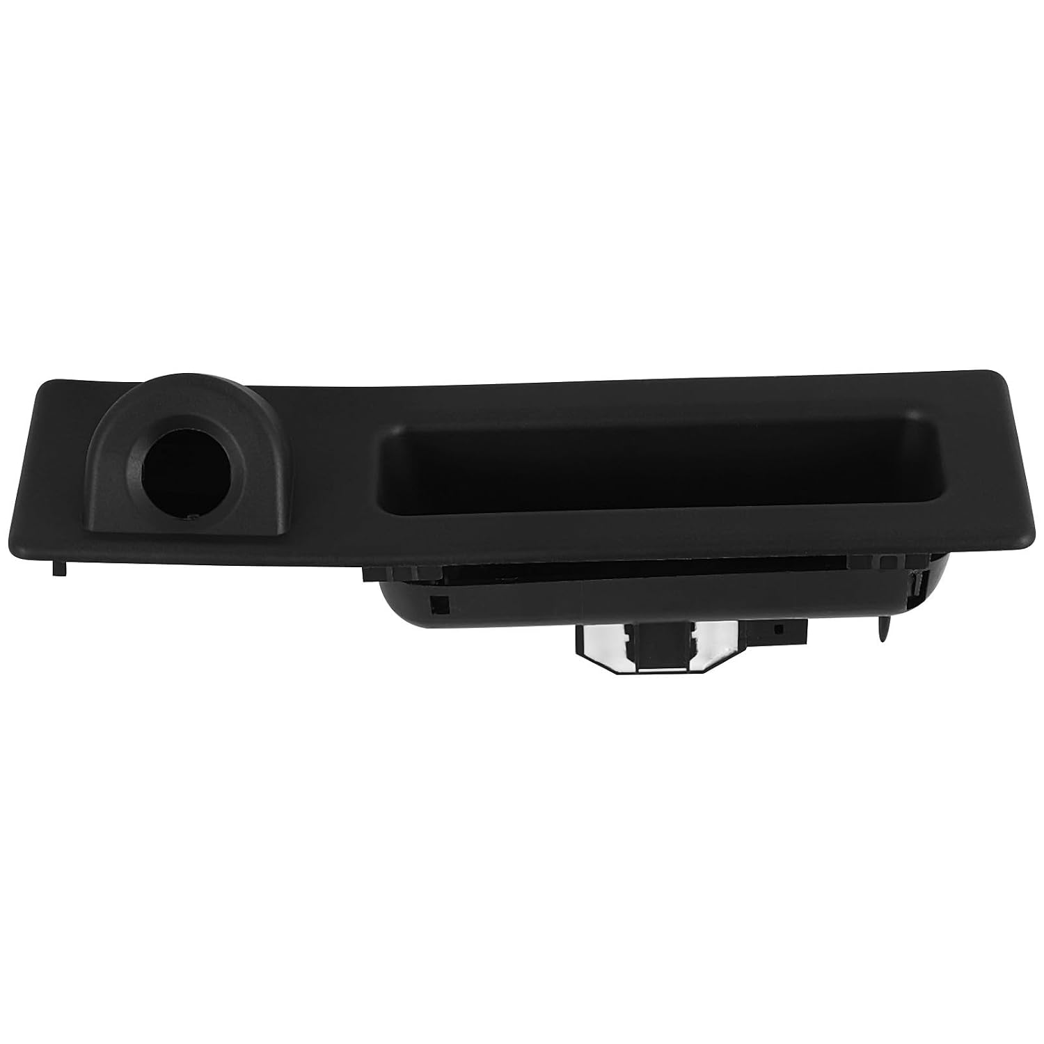 Vaguelly Car Rear Trunk Door Handle Switch Replacement Black Plastic Portable Rear Tailgate Release Latch for Vehicle Automotive Use