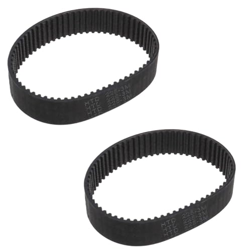 2 Stück Bandschleifer Zahnriemen,HTD 225-3M-17 Antriebsriemen...