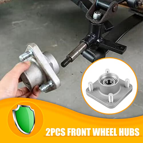 2Pcs Club Car Wheel Hubs Front Assembly W/Bearings Compatible With Club Car Ds And Precedent 2003-2022 Replace 102357701 #TOP1