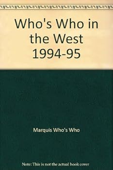 Hardcover Who's Who in the West 1994-1995 Book