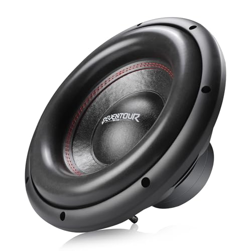 12" 1400W Max Power Dual 4 Ohm Car Subwoofer,Dual Voice Coil High-Strength Dual Magnets,Foam Surround for Vehicle Stereo Sound System (12" - Dual 4 Oh
