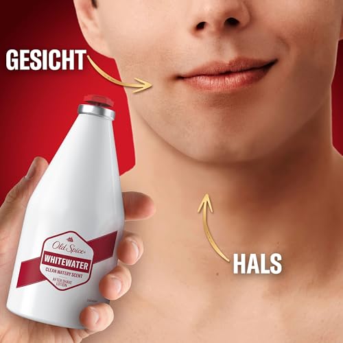 Old Spice Whitewater After Shave Lotion für Männer, ml, Frischekick nach der Rasur, Duft in Parfümqualität, schnelltrocknend… – Ansicht 6