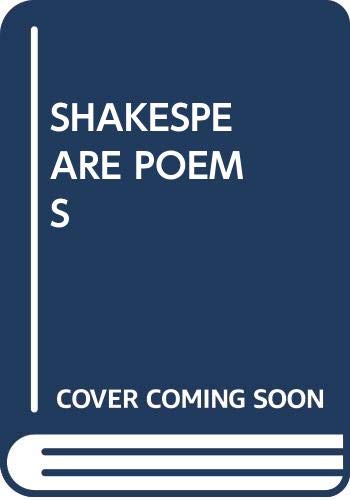 Title: SHAKESPEARE POEMS 067149130X Book Cover