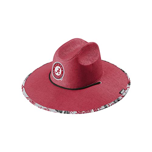 Image of FOCO Alabama Crimson Tide NCAA Team Color Straw Hat