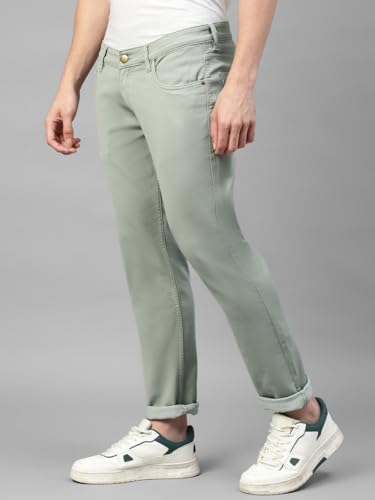 Image of Allen Cooper Regular Comfortable Mid Rise Denim Jeans for Men