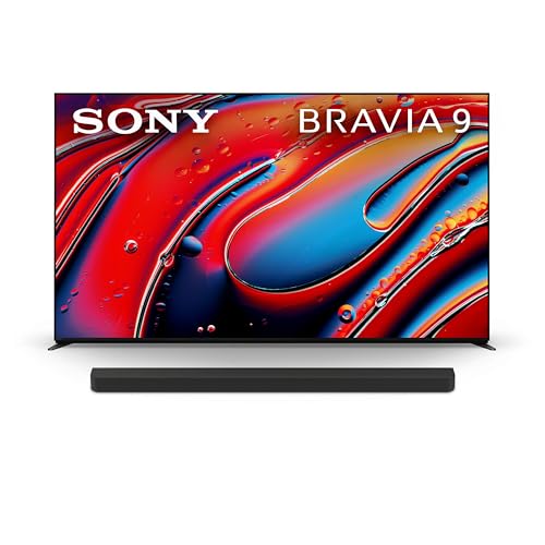 Image of Sony 75 Inch Mini LED QLED 4K Ultra HD TV BRAVIA 9 Smart Google TV with Dolby Vision HDR and Exclusive Features for PlayStation 5 (K-75XR90), 2024 Model BRAVIA Theater Bar 9 Sound Bar