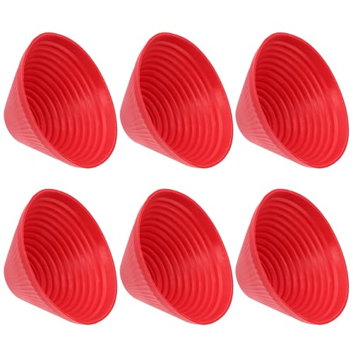 HOLIDYOYO Abridor de Tarros Almohadilla de Agarre de Goma Antideslizante Aislante de Calor Flexible y Resistente 6 Unidades para Facilitar la Apertura Cocina y Hogar