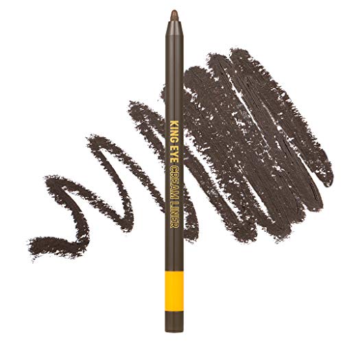 [COLORGRAM] King Eye Cream Liner 0.5g - Waterproof Auto Gel Pencil Eyeliner that Lasts Clearly (No4 Wooden Brown)