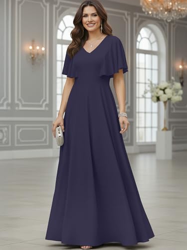 Image of KOH KOH Womens Long Elegant Bridesmaid Evening Cocktail Modest Maxi Dress