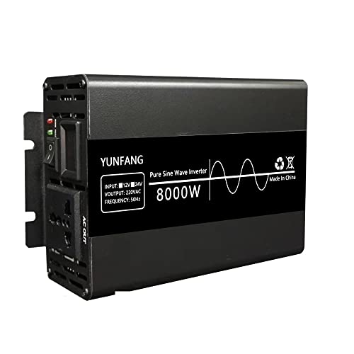 Onduleur pure sinus 24V 8000W pour l'autonomie en camping-car