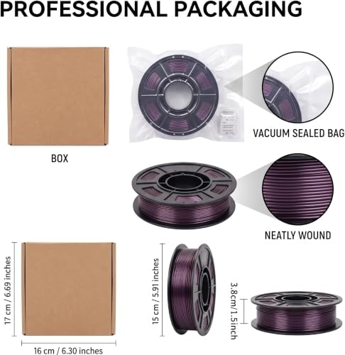 Image of 95A Chameleon TPU Filament 1.75mm, Chameleon Purple, 250g
