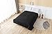 vctops Waterproof Dog Quilted Bed Cover Pet Blanket with Non-Slip Back Reversible Bedspread Sofa Couch Furniture Protector for Kids Children Dog Cat (Black,52