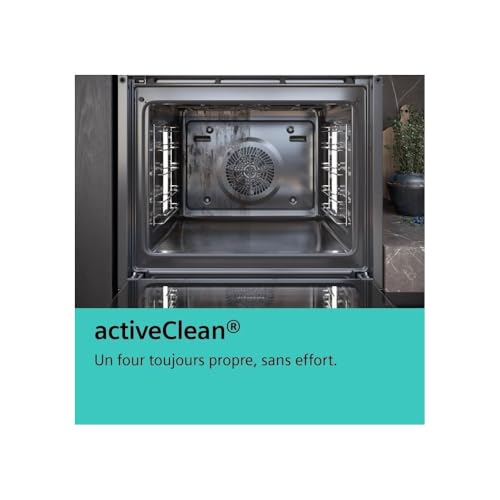 SIEMENS Four encastrable nettoyage pyrolyse HB574ABR3F - vue 7