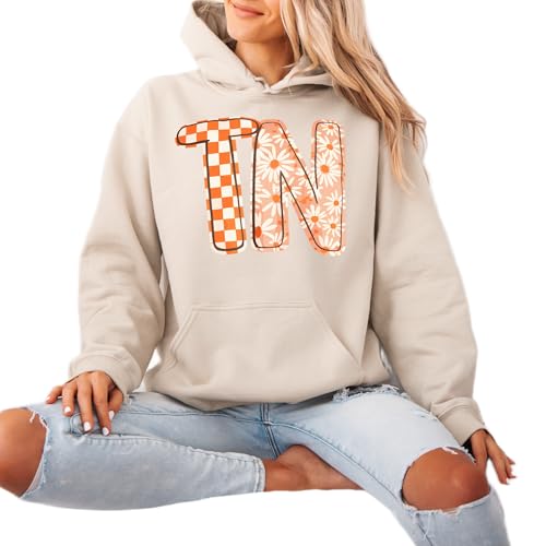DAYLEA Tennessee Apparel Women Hoodie- Tennessee Gear for Female Fans - Stylish and Comfortable Apparel