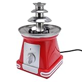 Assemblage facile Tour en acier inoxydable: en acier inoxydable avec une conception perforée, la tour s'assemble en quelques secondes, permettant au chocolat fondu de s'écouler sans effort vers le haut de la fontaine.