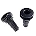 BROYEUR 2Pcs Thru Hull Fitting,Thru Hull Connector Fitting Drain Fits 1